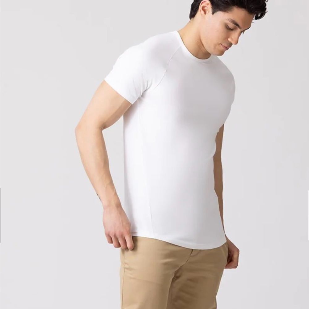 Aetos Short Sleeve Raglan Shirt White Size Large New With‎ Tags